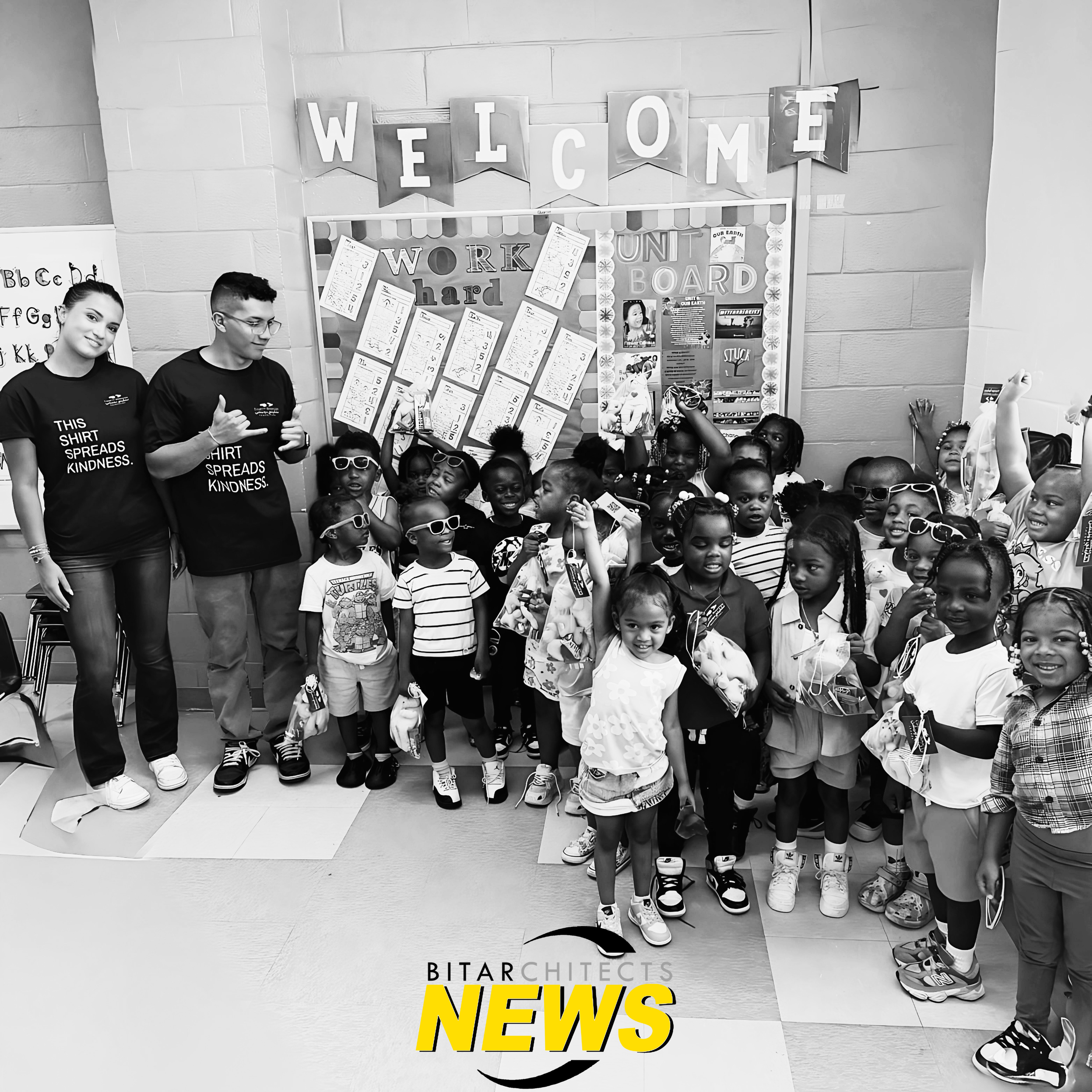 Charity Drive picture in apple tree school